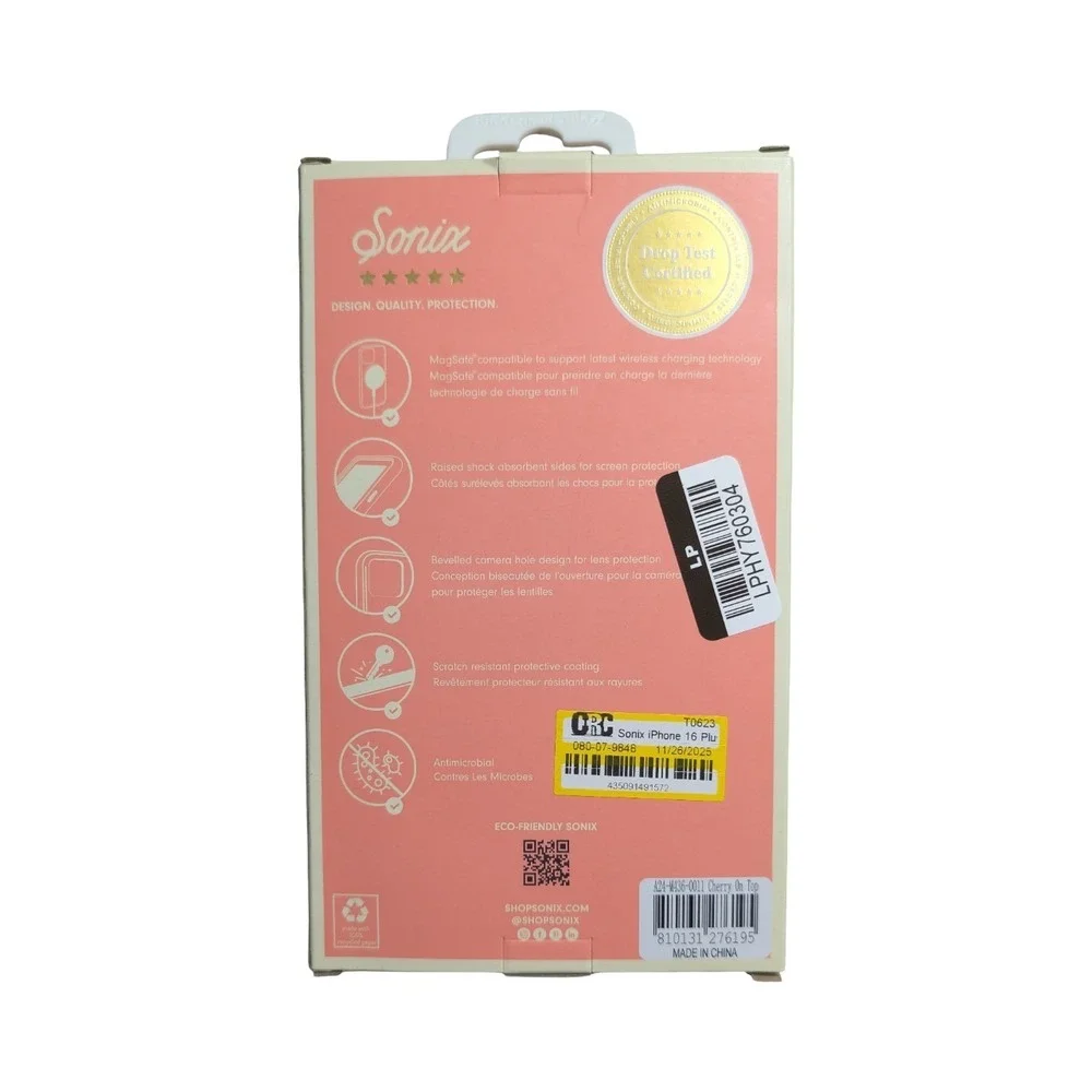E4-O Sonix‎ Apple iPhone 16 Plus Case with MagSafe - Cherry On Top